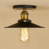 Taklampor vintage modern led industriell lampa retro svart järn plafond vardagsrum sovrum korridor e27 110v