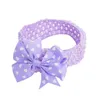 Fashion Infant Kids Cute Love Heart Print Bowknots Baby Headband Bows Accessori per capelli di San Valentino