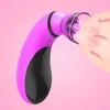 Succhiare il vibratore per le donne Leccare la lingua Clitoride Massaggio della fica Stimolatore del capezzolo Giocattoli del sesso Massaggio al seno della vagina Erotico SexShop P0818