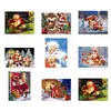 5D DIY Kerst Volledige Boor Rhinestone Diamant Schilderij Kits Cross Stitch Santa Claus Snowman Home Décor WHT0228