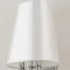 Moderne Eisen Klaue Horn Stoff Lampenschirm Wandleuchte Schlafzimmer Nachttischlampe E27 Leuchte Wandleuchte Leuchten