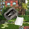 Scatole Bidoni Housekee Organizzazione Casa Gardenkey Rock E In Stone Sicurezza Safe Storage Organizer Porta Scatola Ing Ornamento da giardino per esterni