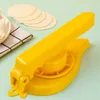 Plastic Dumpling Skin Artefact Handleiding Wrapper Making Mold Dough Die Tool Keuken Gadget Bakken Gebak DIY Dumpling Maker