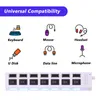 USB Hub 20 Multi USB Splitter Hub Use Power Adapter 47 Port Multiple Expander 20 USB Hub with Switch for PC3335261