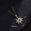 Turkse gelukkige boze oog ketting vrouwen 8 stijl blauwe ogen vrouwelijke charme mode email roestvrij stalen ketting ketting sieraden gift G1206