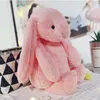 Poupée lapin en peluche multicolore ins de pâques, jouet à grande oreille, chiffon de mariage, dessin animé, cadeau d'anniversaire pour enfants 039s, 9396876