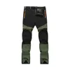 Utomhus snabba torra byxor män last militär vandring byxor mens casual jogger dragkedja streetwear manlig smal passform botten sportkläder h1223