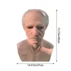 Feestmaskers een andere methe oudere Halloween Holiday Funny Cosplay Prop Supersoft Old Man Adult Mask Face Cover Creepy Decoration4250796