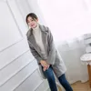 Dames Mink Faux Bontjas Turn Down Collar Winter Warm Nep Fur Lady Coat Casual Jacket 211019