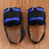 Ankle Support 2pcs Strap Padded D-ring Cuffs For Gym Workouts Cable Machines Buand Leg Weights Exercises (Blue)