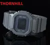 Montres de sport militaires pour hommes et femmes, Montre numérique LED, résistante aux chocs, montre-bracelet électronique en Silicone, boîte cadeau, Montre De Luxe