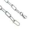 Pulseiras de aço inoxidável de aço inoxidável de 7 mm de largura de lagosta da cadeia cuba pulseira pulseira para masculino/fêmea Bangles Bangles Jewelry Link