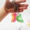 Car Denture Design Keychain Small Resin Pendant Creative Simulation Doctor Nurse Fashion 1 Piece Anime Keychain G1019