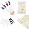 Salon de beauté en gros 40 Pcs faux vernis à ongles bâtons d'affichage 4 couleurs ongles Art pratique conseils