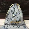 Borse contenitore 1 pezzo di cotone con coulisse borsa a tema natalizio abbigliamento giocattolo ordinato regalo per feste animali YI 0119c