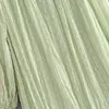 Donne Del Ricamo Dot Abito Lungo Del Manicotto di Modo Pieghettato Allentato Del Collare Del Basamento Solido Casual Vestito Estivo Ropa De Mujer 210515