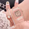 Armbanduhren Frauen Mode Casual Sports Uhr Silikonband Quadrat Quarz Uhren Für Damen Geschenkuhr Relogio Feminino