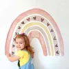 Grande arcobaleno Acquerello Home Decor Wall Sticker Autoadesivo per la camera dei bambini Soggiorno Nursery Decalcomanie Nordic Kid Stickers 211112