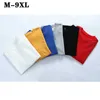 M-9XL Big Size Hoodies Suéter Homens Sólida Cor Hoodie Meatshirt Moletom Moda Casual Moda Marca Streetwear Hip Hop C308 210813