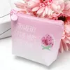 Donne Ragazza Rosa Fragola Stampa Mini Borse Portatili Moda Portamonete Porta carte Portafoglio Portachiavi Make Up Cartoon Borse Regalo