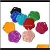 Tag, ID-kaartbenodigdheden Home Garden Drop Levering 2021 Groothandel 100 stks Custom Tags Gepersonaliseerde 3D PET DOG Kraag Aessories Gegraveerde Kat Pupp