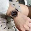 브랜드 시계 여성 레이디 소녀 꽃 스타일 가죽 스트랩 쿼츠 손목 시계 L62