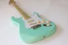 Mint Green Body Electric Gitara Z SSS Pickups, Biały PickleGuard, Sprzęt chromowany, Klon, Oferta Dostosowana