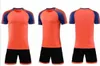 Fashion 11 Jerseys em branco de equipe, costume, treinamento futebol usa manga curta correndo com shorts 0000011