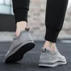 2021 hommes chaussures de course maille gris beige semelle souple sport décontracté baskets formateurs extérieur jogging marche taille eur 39-44