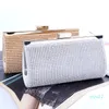 Fabrik/Einzelhandel/Großhandel brandneue handgemachte edle Diamant-Abendtasche/Clutch mit Satin für Hochzeit/Bankett/Party1