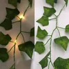 Dekoratif Çiçekler Çelenk 2 M LED Yaprakları Peri Dize Işıkları Ivy Yaprak Garland Parti Bahçe Dekor Lambası Güzel