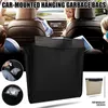 Organisateur de voiture 2022 sacs poubelles suspendus, sac poubelle de grande capacité, lumière LED magnétique