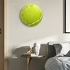 Accueil Décor Mute Quartz Horloges de mur de quartz Plexiglass Surface Acrylique Sport Tennis Tennis Plaque Ventilateur Salon Salon