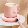 Mats almofadas xícara de café caneca aquecedor usb elétrico para mesa com 3 configurações de temperatura Leite de chá de cacau