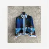 Casablanca Moon Star chemise en soie imprimée automne chemise ample à manches longues décontracté confortable top3390