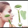 Natuurlijke Jade Roller Guasha Skin Scraper Set Stone Firming Antiaging Puffy Eyes Neck Anti Wrinkle Riezv F4CQT