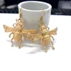Nouvelle grande boucle d'oreille de déclaration d'abeille, boucles d'oreilles d'abeille victorienne style Vintage e bourdon abeille cadeau d'amoureux Unique cadeau de saint valentin