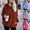 Felpe con cappuccio Harajuku Donna Streetwear Giacca in cotone Cappotto caldo inverno Top Felpa con cappuccio oversize Felpa con cappuccio da donna Pullover Y1118