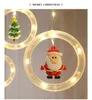Strängar hushålls jul ljus sträng dekoration upplyst fönster hängande dekor xmas ljus för fest showcase