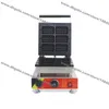 Commercial Use Non-stick 110v 220v Electric 6pcs Square Belgium Belgian Waffle Stick Baker Maker Iron Machine