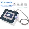Fractional RF Microneedle System Facial Body Microneedling Therapy Machine Face Lift Wrinkle Begone Gold Micro Needle Scar Removal