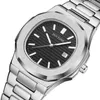 Pintime 2020 Mens Watches Top Brand Luxury Gold Steel Watch Men Waterproof Sport Clock Relogio Masculino Reloj HOMBRE219O