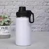 12oz Water Bottles outdoor mountaineering portable vacuum sports kettle 304 stainless steel children's thermos cup T500942