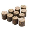 Träd naturlig mapp plats stubbe och rustikt cylindriskt säte hantverk foto trä dekorera korthållare halvcirkel stil SUVL 2274 Y2