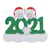 Resina personalizada boneco de neve família de 4 ornamento de árvore de Natal presente personalizado para mamã, pai, criança, vovó, vovô, amigos 4617 Q2