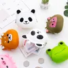 DHL gratis hotsale decompressie speelgoed mode zachte siliconen pvc schattige dier cartoon meisjes portemonnee tassen yt199505