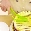 Cake Server Cake Knife Pie Slicer Hoja Guía del cortador del servidor para la fiesta de bodas Cuchillo de rebanada de pan Gadget BBE10925
