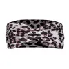 Leopard Cross Tie Headbands Sports Yoga Stretch Wrap Hairband Hoops Fashion for Women will and sandy