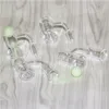 Flat Top Terp Slurper Luminous Glowing colored pearls Smoke Fully Weld Quartz Banger Nails For Bongs Glass Water Pipes