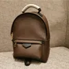 Menina feminina de alta qualidade Crossbody Famous Backpack Mon0gram Fashion Leather School ombro da bolsa original carteira